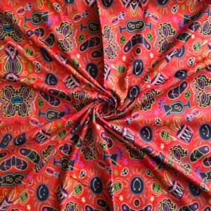 Wild Red 2pc Unstitched TD-D14