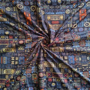 Wild Tribal Vibe 2pc Unstitched TD-D22